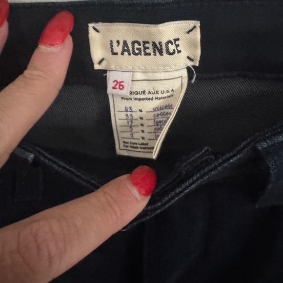 L'AGENCE Margot High-Rise Skinny Jeans Size 26 NWT - Picture 9 of 16